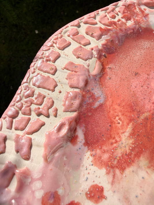 Pink Serving Platter