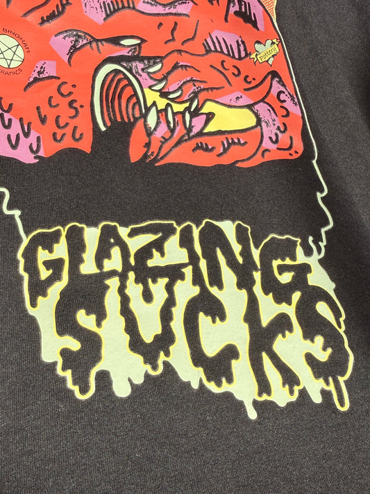 Glazing Sucks Black Shirt