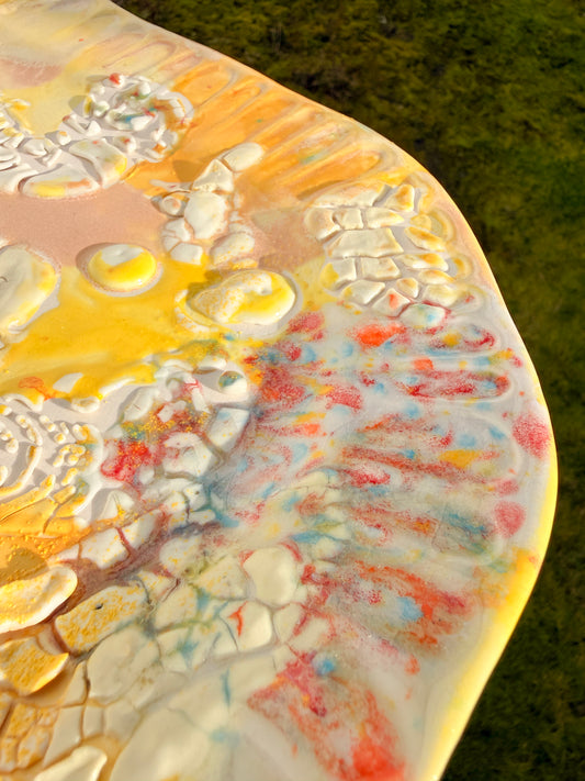 Yellow Serving Platter