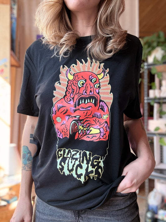 Glazing Sucks Bleach Dye Shirt
